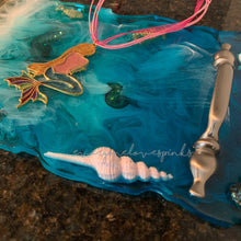 Load image into Gallery viewer, Resin Tray ~ Beach