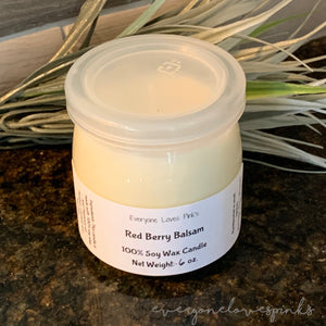Red Berry Balsam Soy Candles