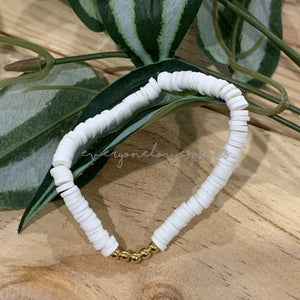 Stretch Bracelet Kit: Clay Heishi Beads