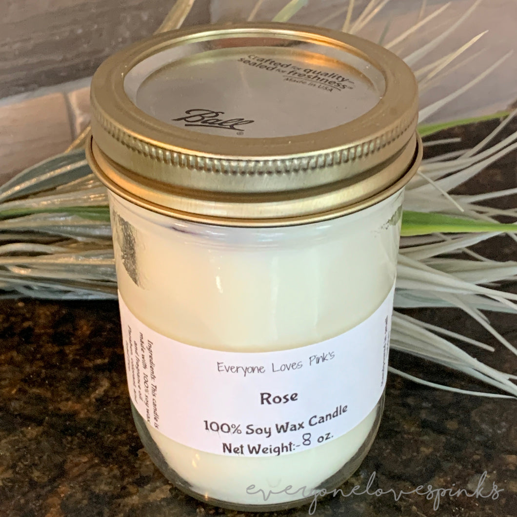 Rose Soy Candles