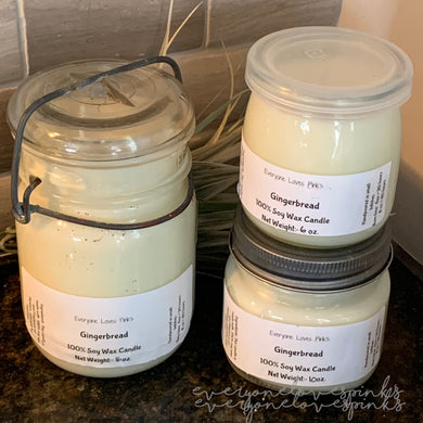 Gingerbread Soy Candles