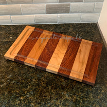 Load image into Gallery viewer, Juice Groove Exotic Wood Cutting Boards