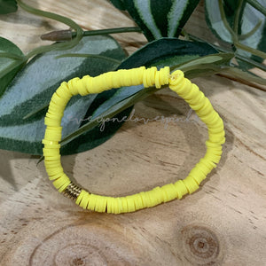 Stretch Bracelet Kit: Clay Heishi Beads