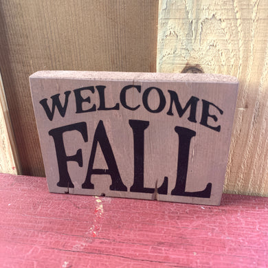 Fall Wooden Signs