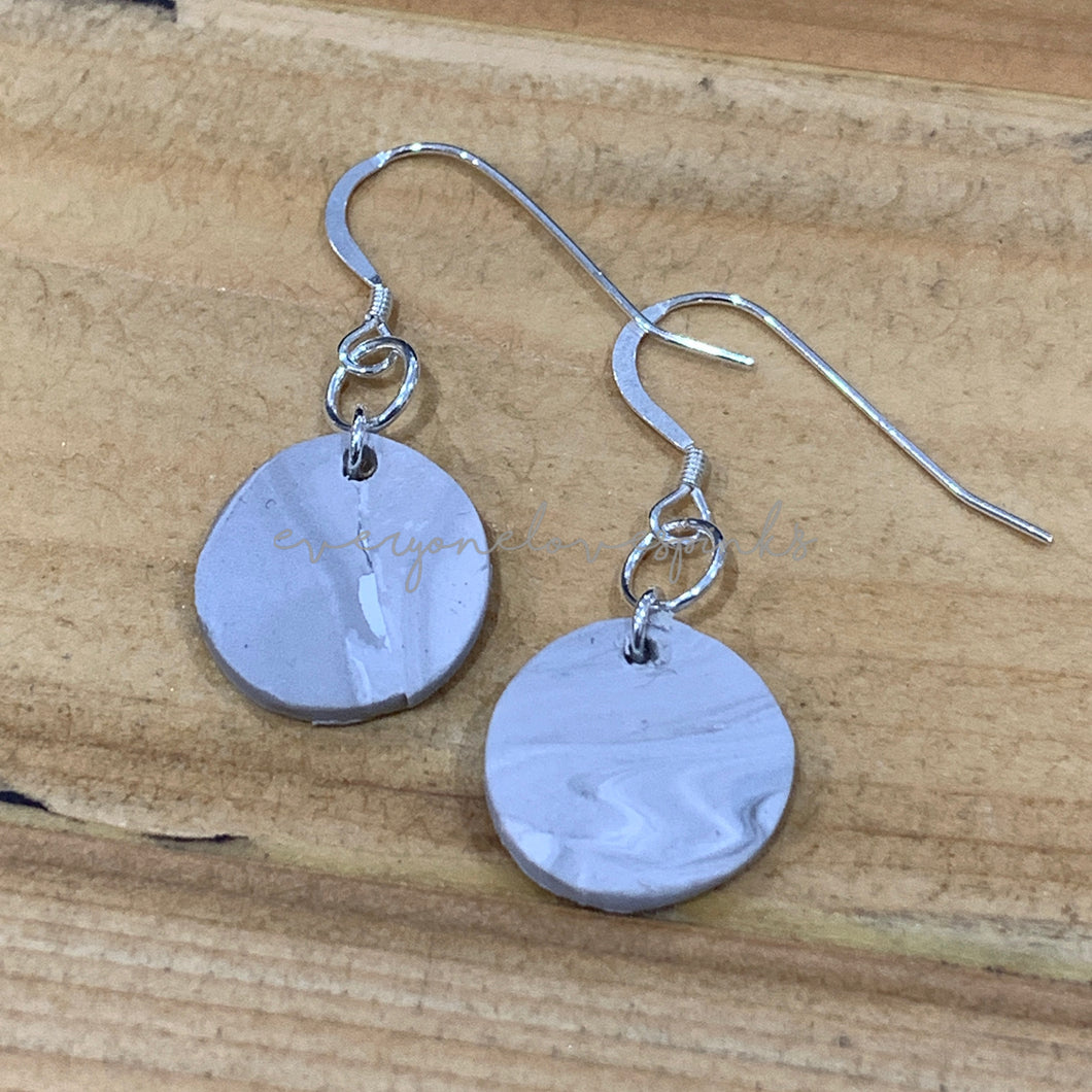 Polymer Clay & Sterling Silver Earrings