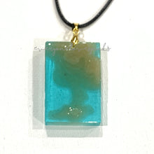 Load image into Gallery viewer, Topographic Ocean Resin Necklaces