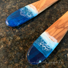 Load image into Gallery viewer, Olive Wood Utensil Beach Art