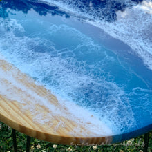 Load image into Gallery viewer, Ocean Wave Resin Coffee End Table