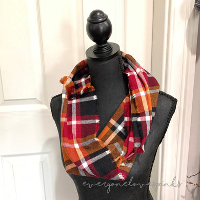 Flannel Infinity Scarves