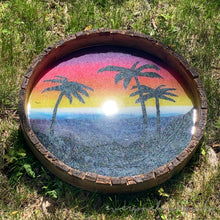 Load image into Gallery viewer, Tropical Sunset Resin Pour Tray